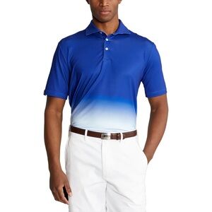 Ralph Lauren Men's Blue and White Polo Shirt